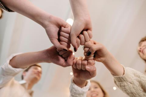Foto de Pavel Danilyuk: https://www.pexels.com/es-es/foto/manos-equipo-concepto-apoyo-6340700/